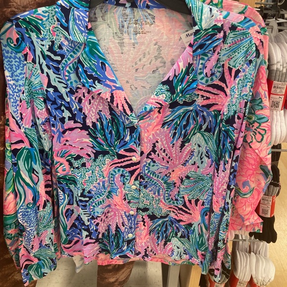 Iilly Pulitzer Xxs pajama top - Picture 1 of 1